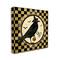 Stupell Industries Oct 31 Checkered Halloween Crow Canvas Wall Art